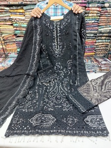 ชุดเดรสซัลวาร์ คามีซผ้าไหมคอตตอนลินินซาตินเย็บติดกัน 3 ชิ้นสำหรับผู้หญิง ขายดีที่สุดประจำปี 2022 คุณภาพสูง สไตล์ปากีสถานล่าสุด - Product Image 4