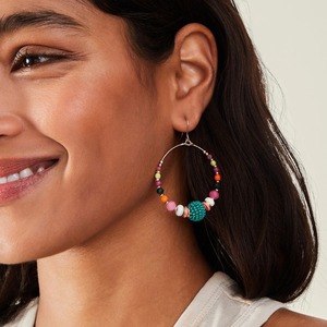 Exportation de qualité bohème perlé frange boucles d'oreilles à la main déclaration bijoux pour les acheteurs en gros disponibles pour l'approvisionnement en gros - Product Image 3