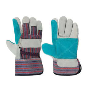 Gants de soudage en cuir de protection à manchette longue, gants de travail résistants au feu et de sécurité fabriqués au Pakistan - Product Image 5