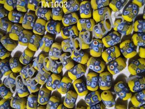 Wholesale Colorful Round Glass <b>Beads</b> Venetian Frosted India Fashion Jewelry in Box Packaging - Product Image 2