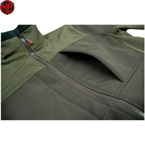 Chaqueta de invierno suave con logotipo personalizado impermeable a prueba de viento al aire libre ropa de trabajo chaqueta de invierno Softshell poliéster con servicio OEM - Product Image 4