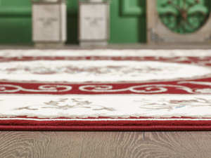 Alfombra turca de lujo hecha a máquina, modelo Laila Rojo, premium para sala de estar, del fabricante de Gaziantep. - Product Image 4