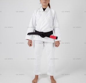 Uniforme jiu jitsu pour femmes, couleur blanche, style brésilien, avec logo et patchs personnalisés, vente en gros, au meilleur prix et marque personnalisée - Product Image 2