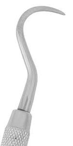 Grue dentaire Kaplan détartreur greffage lame incurvée Double extrémité Instruments d'implant chirurgical - Product Image 3