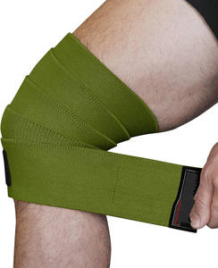 Bandes de genou élastiques robustes personnalisées pour la musculation, soutien de compression flexible pour le genou, bandage de maintien pour la musculation en salle de sport - Product Image 2