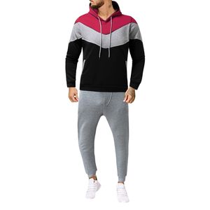 Survêtements respirants d'automne de grande taille pour hommes, ensembles de survêtements de jogging, vente en gros - Product Image 2