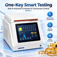 Analyseur de pureté de l'or XRF de bureau pour bijouterie, test de pureté de l'or, analyse non destructive des métaux précieux