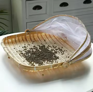 ผ้าคลุมอาหารไม้ไผ่ระดับพรีเมี่ยม-งานฝีมือแบบดั้งเดิมการออกแบบที่ทันสมัย - Product Image 5