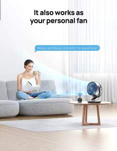 Smart <b>Desk</b> <b>Fan</b> for Bedroom, Powerful 70 ft Whole Room Air Circulator <b>Fan</b>, 120+90 oscillating <b>fans</b> with Voice Control - Product Image 4