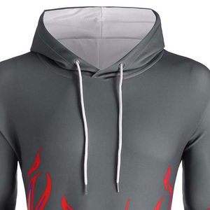 100% sweats à capuche d'hiver en coton solide pour hommes avec conception personnalisée et impression par sublimation - Product Image 4