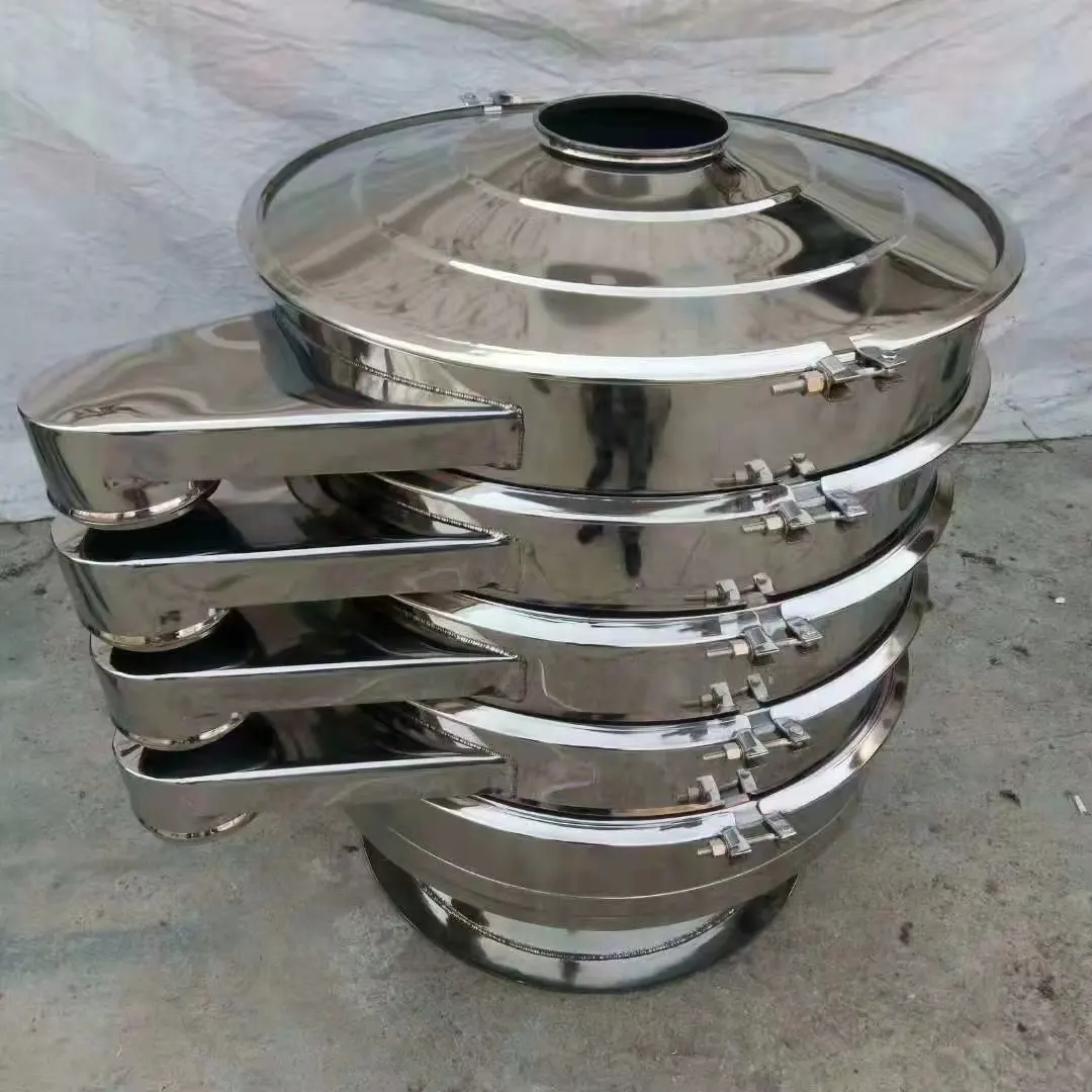 สั่น Sifter เครื่องปรุงรสหน้าจอสั่นสำหรับโรงงานอาหารที่มีชิ้นส่วนอะไหล่