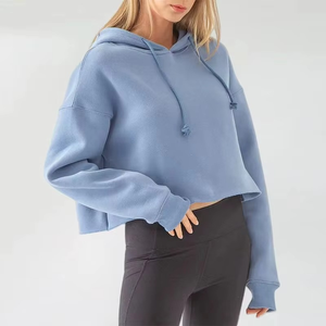 Femmes décontracté solide à manches longues à capuche coréen Harajuku Style japonais pull sweat surdimensionné Streetwear haut respirant - Product Image 6
