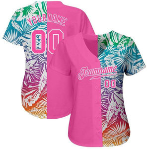 Maillot de baseball unisexe léger à séchage rapide Chemise respirante à manches courtes avec logo personnalisé Ensembles d'impression par sublimation pour hommes - Product Image 6