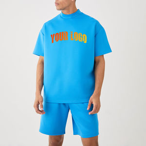 Ensemble T-shirt et short pour homme à bas prix, décontracté, pour tous les jours et la plage, ensemble de vêtements légers pour homme, vente en gros - Product Image 2