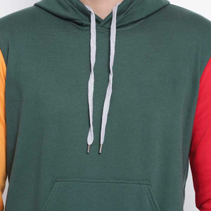 Sudadera con capucha de peso pesado en blanco de gran tamaño personalizada de calle 100% Jersey de algodón sudaderas con capucha de talla grande para hombre - Product Image 5