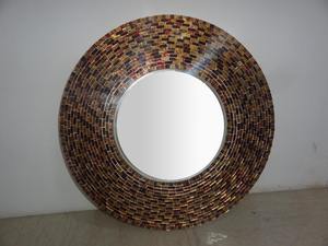 Decorative <b>Wooden</b> Wall <b>Mirror</b> <b>Frame</b> Manufacturer | Home Decor Export - Product Image 5