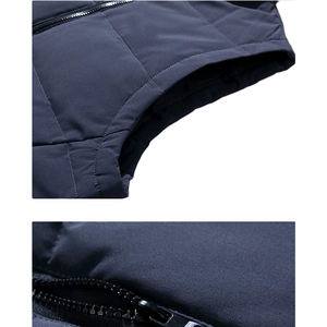 Chaleco acolchado ligero con forro polar para hombre, ropa de abrigo Softshell, chaqueta sin mangas para senderismo, viajes, Golf y moda - Product Image 5