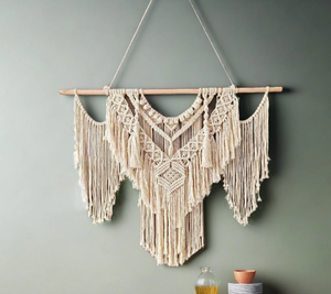 Nouveaux tapis muraux en macramé de coton faits à la main, décoratifs et artisanaux pour la maison, prix attractif - Product Image 2