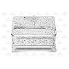 Boîtes de rangement multi-usages carrées en argent pur, élégantes plateaux de service pour cadeaux de mariage, emballage de boîte cadeau décorative - Product Image 2