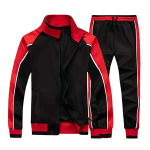 Survêtements d'entraînement d'hiver unisexes grande taille écologiques personnalisés en gros, couleur unie, blocs de couleurs, vente chaude - Product Image 3