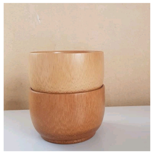 Tasse à boire en bambou imprimée avec logo avec motifs peints à la main, légère et respectueuse de l'environnement du Vietnam - Product Image 3