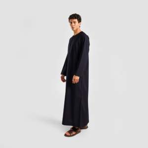 ThobeX Navy - Thobe oversize uni teint technique - Product Image 1