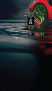 Green Lion แบตเตอรี่สำรองขนาด12โวลต์12000มิลลิแอมป์ต่อชั่วโมงพร้อมไฟแฟลชและเครื่องอัดอากาศ - Product Image 2