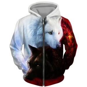 2025 Men's Cotton Pullover Hoodies New Style Embroidered Zipper Sublimation Printed Breathable Customizable Design - Product Image 4