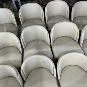 OEM/ODM Factory Angelo Silla DE TRABAJO ergonómica Carcasa de madera contrachapada con PVC/Tela Espuma ignífuga Base giratoria Tapicería D4050 - Product Image 1