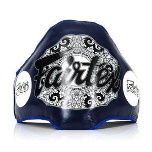 High Quality Genuine Cowhide Leather Fairtex Body Protector MMA Kickboxing <b>Punching</b> Training Gear Customized Logo Belly Pads - Product Image 3