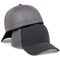 Casquettes de camionneur personnalisées de haute qualité à 7 panneaux en denim/toile, impression par sublimation, broderie à la machine - Mode décontractée unisexe