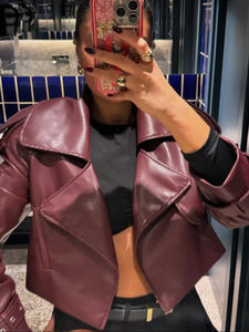 แจ็คเก็ตบอมเบอร์หนังวัวสีน้ำตาลแบบกำหนดเองได้ แฟชั่นสำหรับผู้ชาย กันน้ำ กันลม - Product Image 5