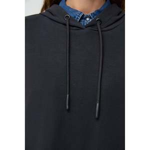 Sudadera Corta con Capucha Suave al Tacto, Uso Diario, Viscosa/Poliéster - Product Image 6