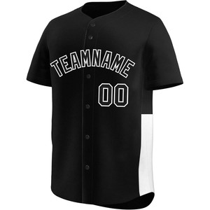 Maillot de Baseball cousu personnalisé boutonné tissu en maille Style Pro matériel sergé nom numéro broderie jeunesse adulte uniforme USA - Product Image 1