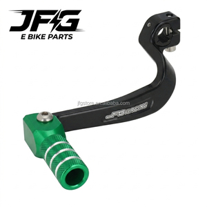 คันเกียร์พับได้ CNC อลูมิเนียม JFG Wholesale สำหรับ Kawasaki KLX110 <span class=keywords><strong>KLX110L</strong></span> ปลายสีเขียว อุปกรณ์ตกแต่งรถมอเตอร์ครอส - Product Image 5