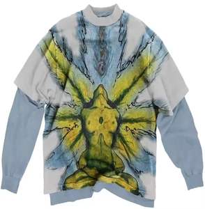 Grande taille personnalisée oversize recadrée Boxy graphique pour hommes DTG imprimé Vintage Football Jersey t-shirts ensembles - Product Image 6