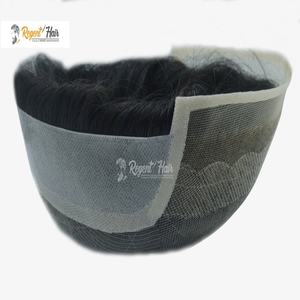 Regent Octagoan Hombres 100% Remy Cabello humano Tupé Atado a mano Trama Onda natural Agua Estilo recto Venta al por mayor Stock - Product Image 6