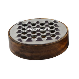 Nueva llegada Cenicero de madera de calidad superior hecho a mano Barware Cenicero Tamaño personalizado Diseñador Nuevo Cenicero - Product Image 1