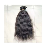 Hamson HAM-0308 Mèches de cheveux humains brésiliens vierges bruts ondulés de qualité supérieure, extensions de cheveux en vrac à double trame machine, 100g