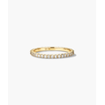 Anillo de Eternidad con Diamantes Cultivados en Laboratorio, Corte Princesa Radiante, Oro Amarillo o Blanco Fino, Estilo Cubano Delicado, Certificado IGI, Incrustaciones Cúbicas - Product Image 2