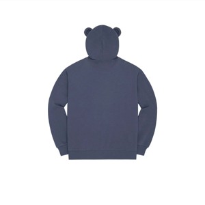 เสื้อมีฮู้ดสีน้ำเงินเข้มแบบคลาสสิกใช้ได้ทั้งชายและหญิง-เสื้อมีฮู้ดที่นุ่มสบายพร้อมหูหมีแสนสนุกเหมาะสำหรับเด็กวัยรุ่นและผู้ใหญ่ - Product Image 4