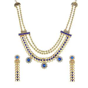 Tip Top Fashions Traditional <b>Fine</b> <b>Jewelry</b> <b>Set</b> Stone Gold Plated Necklace-1106303B - Product Image 1
