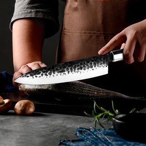 มีดหั่นเหล็กกล้าคาร์บอนสูงมีดเชฟงานทำมือปรับแต่งได้ - Product Image 4