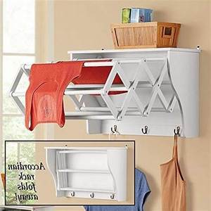 Innovative Wall-Mounted Extendable Clothes <b>Drying</b> <b>Rack</b> Open Closure Type for Laundry Room <b>Towel</b> Hanger <b>Racks</b> - Product Image 4