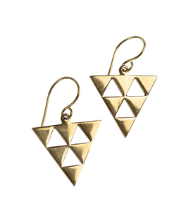 Pendientes de latón de calidad estándar, joyería con cadena, diseño de accesorios de regalo de negocios, producto mayorista - Product Image 2