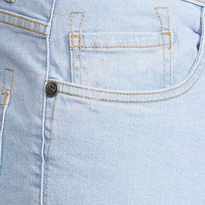 กางเกงยีนลำลองสไตล์ใหม่สำหรับผู้ชายกางเกงยีนส์ลำลองสำหรับผู้ชายกางเกงยีนส์ลำลองสีบางพอดี - Product Image 6