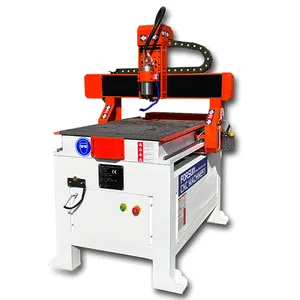 17%discount!High Quality 6090 Rotary 4 Axis Small CNC Router For Wood Engraving with 2.2KW spindle