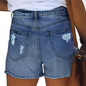 Breathable Design Online Sale Denim Shorts For <b>Women</b> Button Closure Cotton Booty Shorts Reasonable Rates Denim Short <b>Jeans</b> Girls - Product Image 2