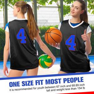 2023 maille athlétique basket-ball maillots jeunesse basket-ball équipe uniformes réservoir football équipe maillot formation chemises - Product Image 5