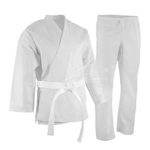 100% coton hommes karaté uniforme respirant confortable de haute qualité à prix raisonnable vêtements de sport Logo personnalisé vêtements d'arts martiaux - Product Image 4